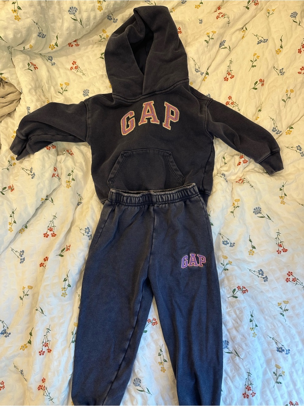 GAP Kids Navy Blue Hoodie & Joggers Set